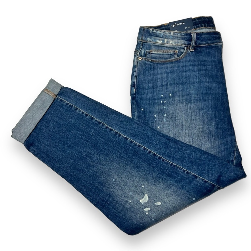 J. Jill Women’s Boyfriend Jeans Outer Banks Wash Size 16